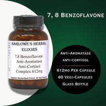 Load image into Gallery viewer, Barlowe's 7,8 Benzoflavone Complex - Anti Aromatase / Anti Cortisol 612mg Capsules