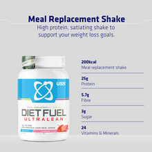 Load image into Gallery viewer, USN Diet Fuel - Meal Replacement Protein Shake - 900g