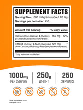 Load image into Gallery viewer, HMB ( Calcium) Powder - Muscle Growth and Recovery - 250 serves
