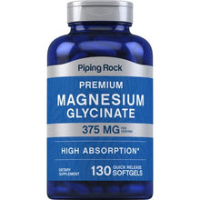 Load image into Gallery viewer, Magnesium Glycinate - Piping Rock - 375g - 130 softgels