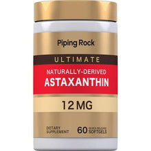 Load image into Gallery viewer, Piping Rock - Astaxanthin, 12 mg, 60 Quick Release Softgels