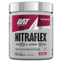 Load image into Gallery viewer, GAT Sports Nitraflex - pre-workout and testosterone booster