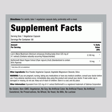 Load image into Gallery viewer, Piping Rock - Super Lion's Mane Mushroom 2100mg - 90/160 Vegetarian Capsules
