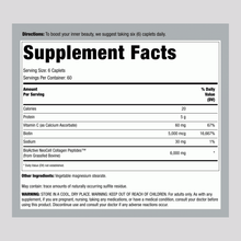 Load image into Gallery viewer, GRASS-FED COLLAGEN PEPTIDES - Nature's Product + Vit C + Biotins 6000mg