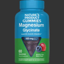 Load image into Gallery viewer, Magnesium Glycinate Gummies - 100mg per serve / 60 Gummies - Cherry Berry Flavour