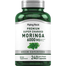Load image into Gallery viewer, Piping Rock - Moringa Oleifera 6000mg - 240 Quick Release Capsules