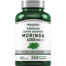Load image into Gallery viewer, Piping Rock - Moringa Oleifera 6000mg - 240 Quick Release Capsules