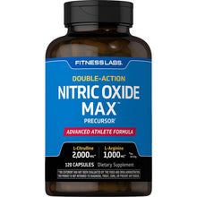 Load image into Gallery viewer, Fitness Labs - Nitric Oxide Max - 2000mg Citrulline / 1000mg Arginine Complex - 120/240 Caps