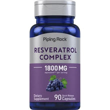Load image into Gallery viewer, Piping Rock -Resveratrol Complex 1800mg, 90 Caps