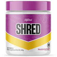 Load image into Gallery viewer, Inspired Shred - Heat Formula Pre-Workout - 240g - 30 Serves - 5 Flavours