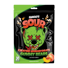 Load image into Gallery viewer, Swoleys Creatine Monohydrate Gummies - 90 Gummies, 30 serves. Green Apple, Watermelon or Peach flavour