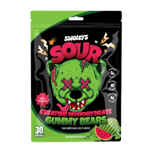 Load image into Gallery viewer, Swoleys Creatine Monohydrate Gummies - 90 Gummies, 30 serves. Green Apple, Watermelon or Peach flavour