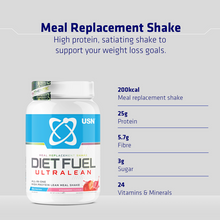 Load image into Gallery viewer, USN Diet Fuel - Meal Replacement Protein Shake - 900g
