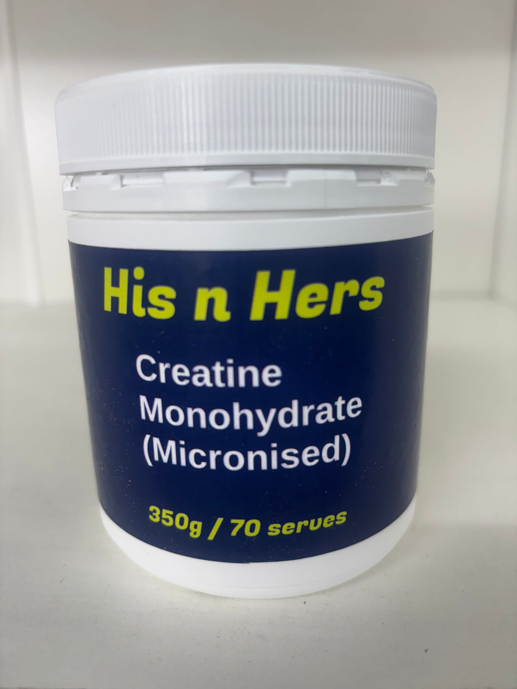 His n Hers Creatine Monohydrate (micronised)- 350g ( 70 serves )
