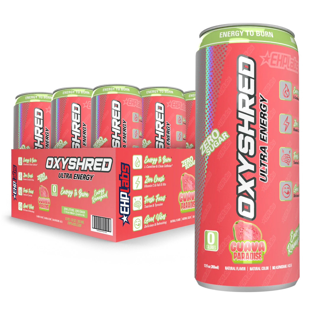 OxyShred Ultra Energy Drink RTD - Guava Paradise (single)