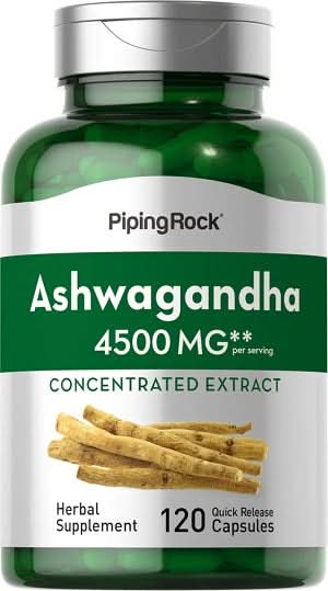 ASHWAGANDA Concentrated Extract (4500mgs*) 