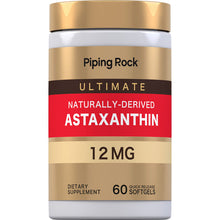 Load image into Gallery viewer, Piping Rock - Astaxanthin, 12 mg, 60 Quick Release Softgels
