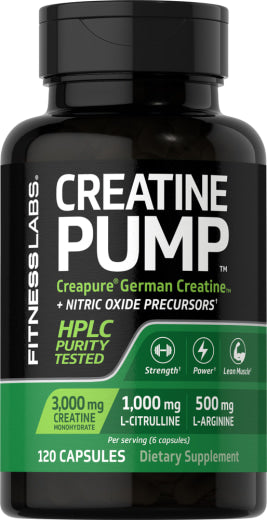 CREATINE PUMP Capsules - Creatine, L-Citrulline & L-Arginine