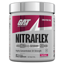 Load image into Gallery viewer, GAT Sports Nitraflex - pre-workout and testosterone booster
