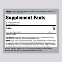 Load image into Gallery viewer, Piping Rock Max Strength  AAKG Arginine Alpha-Ketoglutarate (Nitric Oxide Enhancer)   -120- caps
