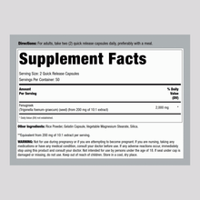 Load image into Gallery viewer, Nature&#39;s Product - Fenugreek  2000mg per serve - 100 caps
