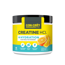 Load image into Gallery viewer, Hydrate ConCret by Pro Meara - Creatine Hydrochloride and Electrolytes - 2 Flavours - 60 Serves
