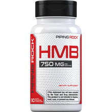 Load image into Gallery viewer, Piping Rock HMB - Muscle Growth and recovery - 750mg -  90 caps
