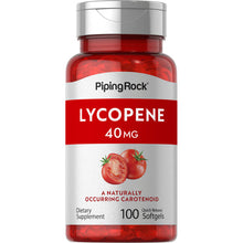 Load image into Gallery viewer, Piping Rock Lycopene 40mg -100 Capsules
