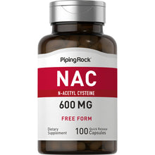 Load image into Gallery viewer, Piping Rock - NAC - N-Acetyl Cysteine 600mg - 100 Quick Release Capsules
