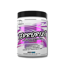 Load image into Gallery viewer, Performance Essentials TERRORIZE - High Stim Pre-Workout - 400g - 40 Serves - 4 Flavours
