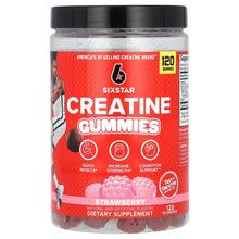 Load image into Gallery viewer, Creatine Monohydrate Gummies by Six Start - 120 strawberry flavoured gummies
